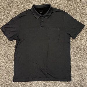 Van Heusen Men's Black Polo Shirt
